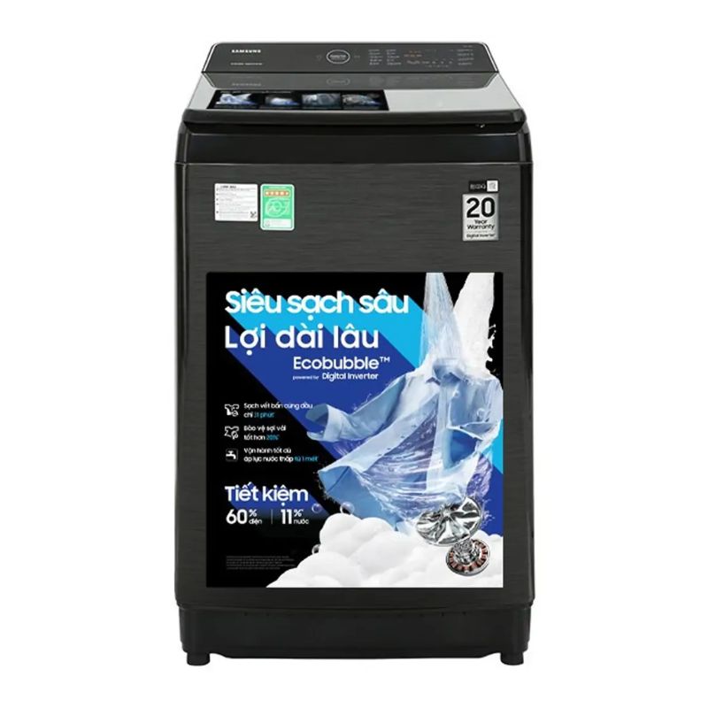Máy Giặt Samsung Inverter 12 kg WA12CG5745BVSV cửa trên Máy Giặt Samsung Inverter 12 kg WA12CG5745BVSV cửa trên