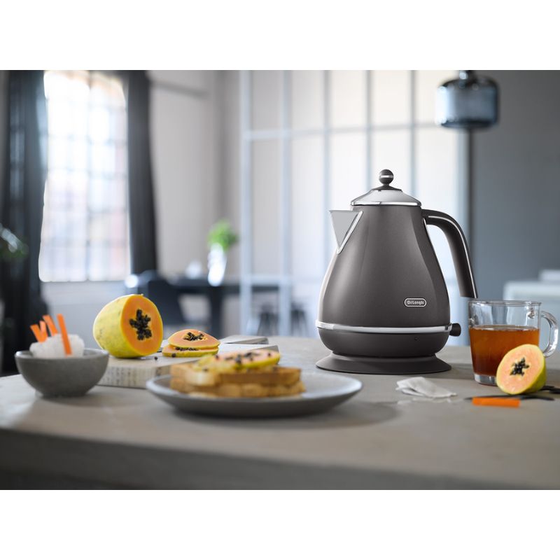 Ảnh bình đun siêu tốc 1.7 lít Delonghi KBOT2001.GY Ảnh bình đun siêu tốc 1.7 lít Delonghi KBOT2001.GY