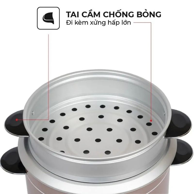 Ảnh nồi cơm điện Sunhouse SHD8125 1.8 Lít Ảnh nồi cơm điện Sunhouse SHD8125 1.8 Lít