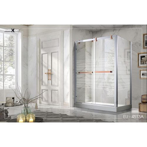 Phòng tắm vách kính EuroKing EU-4513A 800mm 3 Ảnh phòng tắm vách kính EuroKing EU-4513A 800mm