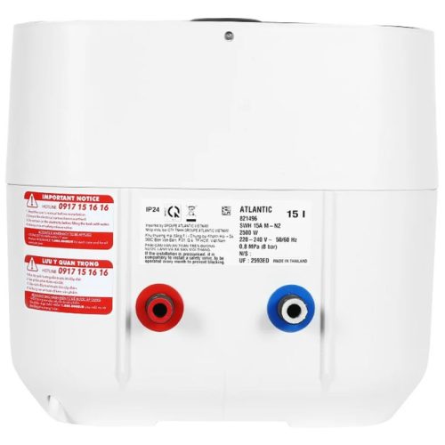 Máy nước nóng Atlantic SWH 15A M-N2 Nanto Plus 3 Đầu nối máy nước nóng Atlantic SWH 15A M-N2 Nanto Plus