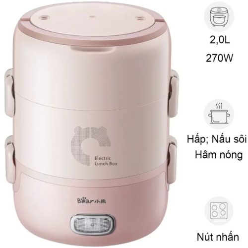Hộp cơm điện cầm tay Bear DFH-B20S6