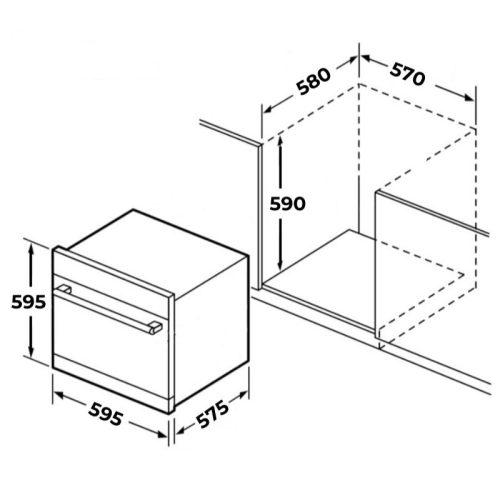 Lò nướng GrandX GX75V9 2 Kích thước GrandX GX75V9