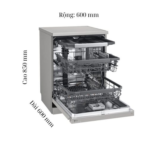 Máy rửa bát độc lập LG LDT14SVA4 4 Kích thước máy rửa bát độc lập LG LDT14SVA4