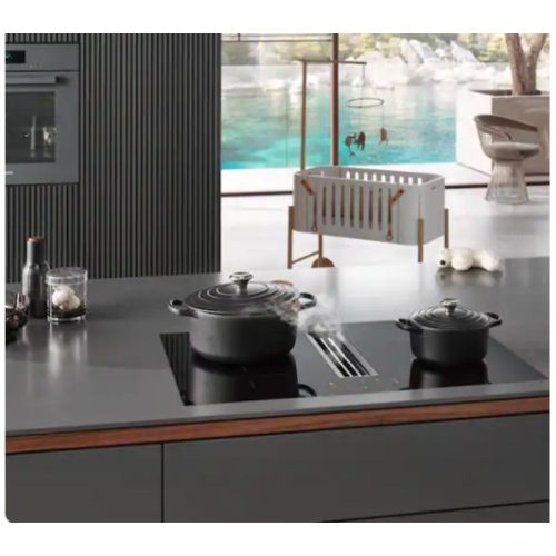 Bếp từ kết hợp hút mùi Miele 4 vùng nấu KMDA 7272 FL-A lắp âm 3 Ảnh bếp từ kết hợp hút mùi Miele 4 vùng nấu KMDA 7272 FL-A lắp âm