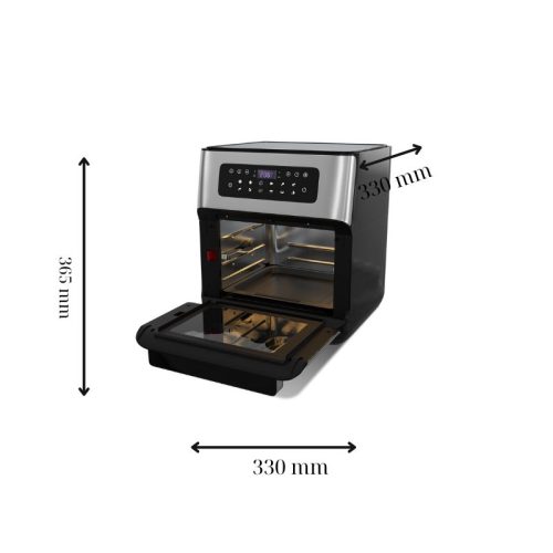 Nồi chiên không dầu Hawonkoo AFH-101-TL 4 Kích thước nồi chiên không dầu Hawonkoo AFH-101-TL