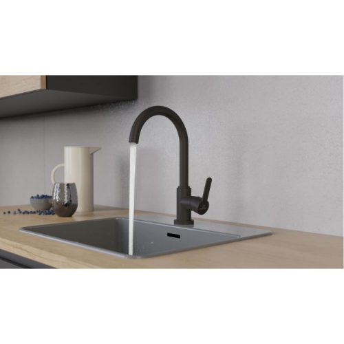 Ảnh vòi rửa bát Wasserwerk WK 5 Black 700506 màu đen