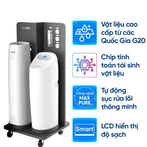 Lọc tổng trung tâm cao cấp Karofi WHF - E666 (Plus) 4 Tính năng Lọc tổng trung tâm cao cấp Karofi WHF - E666