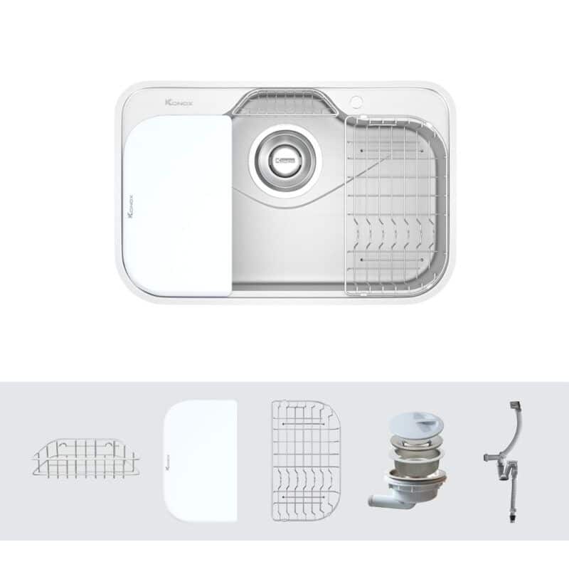 Phụ kiện chậu rửa bát Konox TARI 7851SM Phụ kiện chậu rửa bát Konox TARI 7851SM