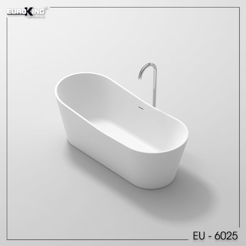 Ảnh bồn tắm Cindy EuroKing không massage EU-6025 Trắng/Đá Ảnh bồn tắm Cindy EuroKing không massage EU-6025 Trắng/Đá