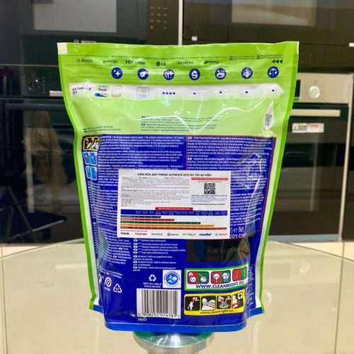 Viên rửa bát Finish Ultimate Eco 0% 45 viên 4 anh vien rua bat finish ultimate eco 0 45 vien