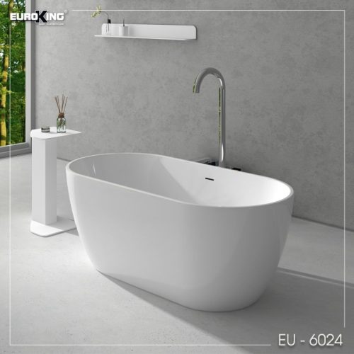 Bồn tắm Diva EuroKing không massage EU-6024-1650 White