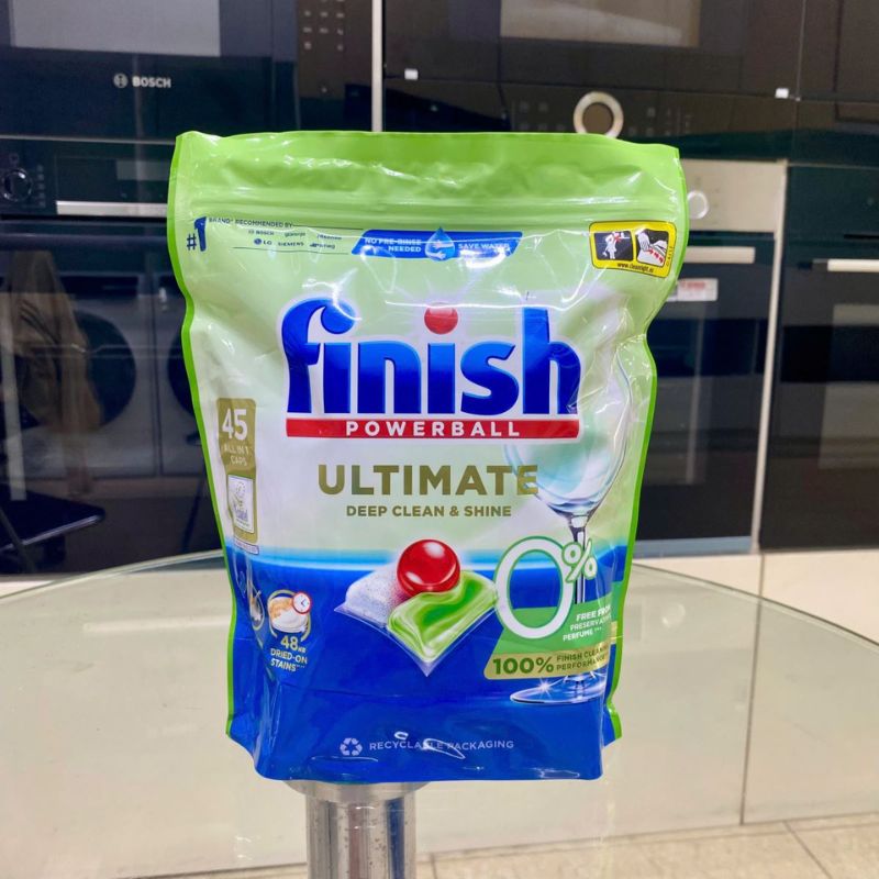 Viên rửa bát Finish Ultimate Eco 0% 45 viên Viên rửa bát Finish Ultimate Eco 0% 45 viên