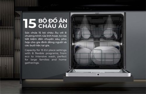 Máy rửa chén Häfele HDW-F6052G 535.29.652 3 Layer 2