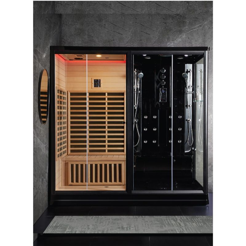Phòng xông hơi EUROKING EU-A905I Black-2200 Phòng xông hơi EUROKING EU-A905I Black-2200