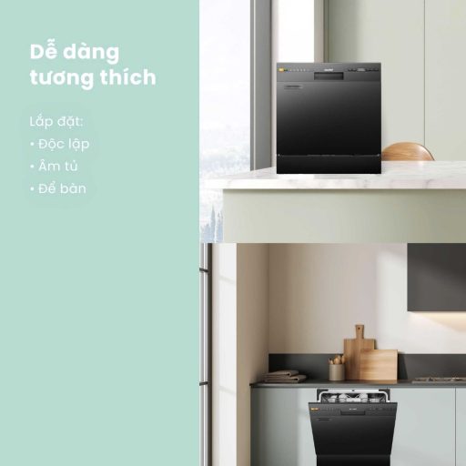 Thiết kế máy rửa chén COMFEE CDW-10F60TB